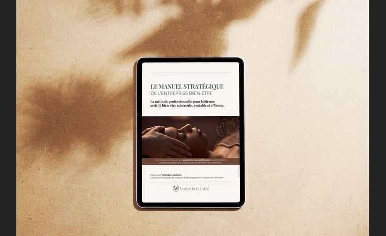 Manuel Stratégique Vision Wellness – méthode professionnelle pour structurer une activité bien-être