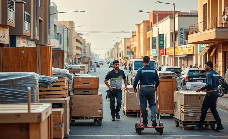 نقل عفش مع التغليف بالكويت