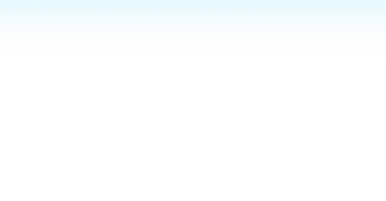 Lichtblauw verloop naar transparant - boven