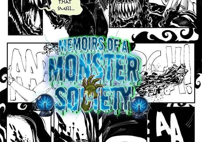 a comic strip strip of a monster hunter monster hunter