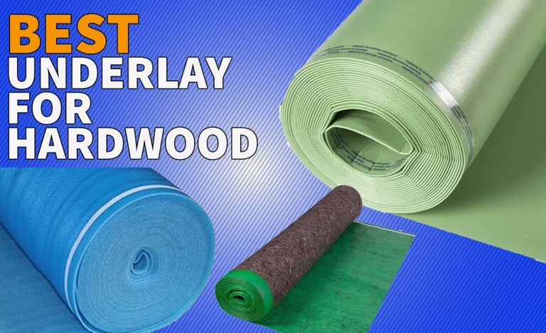Best underlay for hardwood flooring. Moisture proofing and sound dampens