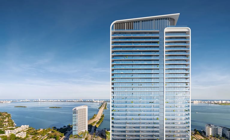 Jean-Georges Miami Tropic Residences drone view I Margarita Rosa Budina