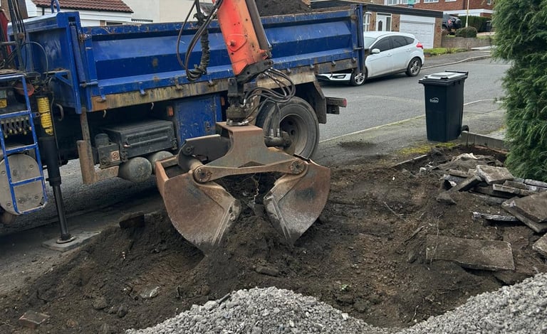 Aggregate dropped for driveway project in Sedgley, Dudley