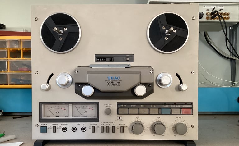 Teac reel to reel deck lubricated and calibrated