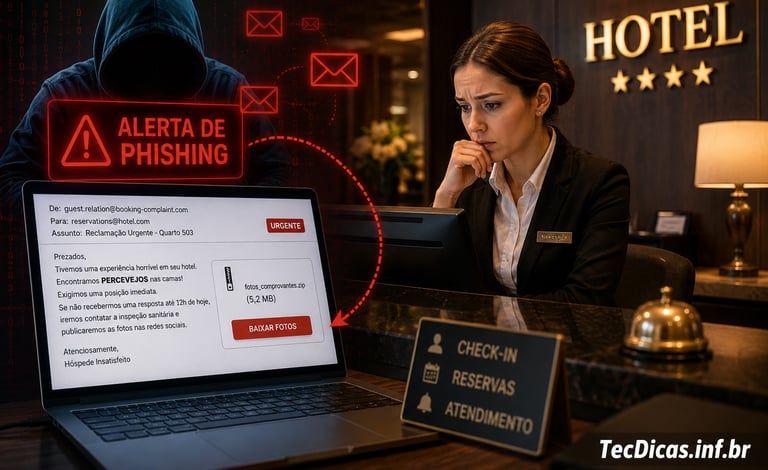 Microsoft Alerta: Nova Onda de Ataques Hacker Usa Fotos Falsas para Invadir Hotéis