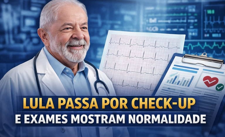 🏥 Lula Passa por Check-Up e Exames Mostram Normalidade