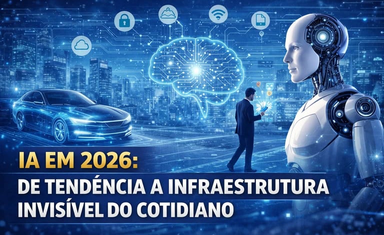 🤖 IA em 2026: De Tendência a Infraestrutura Invisível do Cotidiano