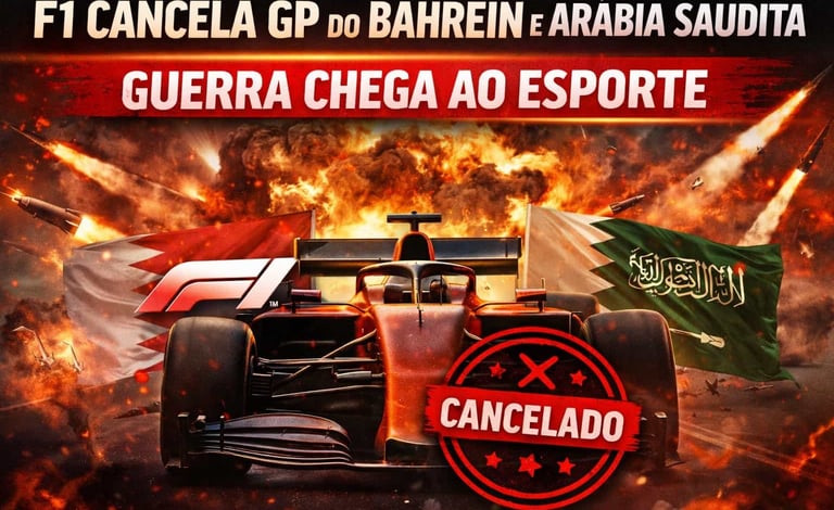 F1 Cancela GP do Bahrein e Arábia Saudita: Guerra Chega ao Esporte