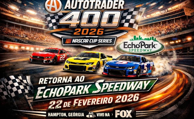 Autotrader 400 2026: NASCAR Cup Series Retorna ao EchoPark Speedway em 22 de Fevereiro