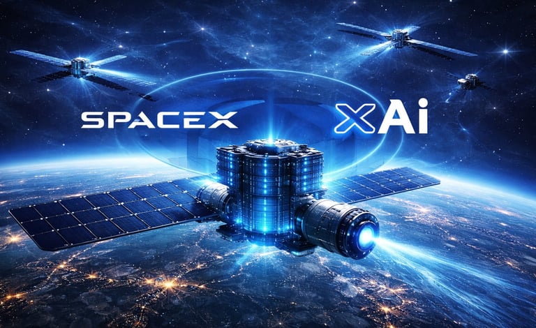 Mega-Fusão de Elon Musk: SpaceX e xAI Apostam em Futuro de Data Centers no Espaço