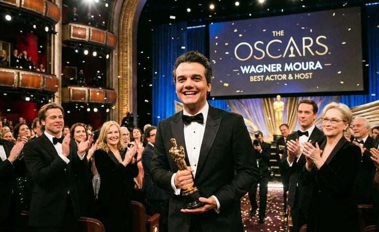 Wagner Moura Vai Ao Palco do Oscar Como Apresentador e Favorito