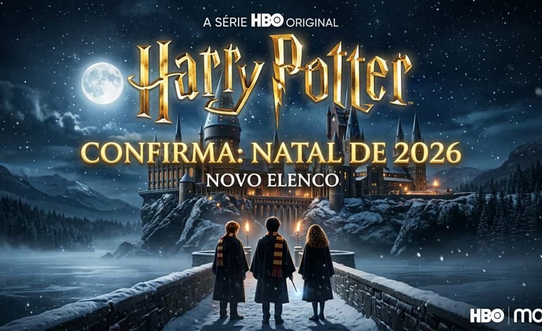 Trailer de Harry Potter na HBO Confirma Natal de 2026 e Novo Elenco