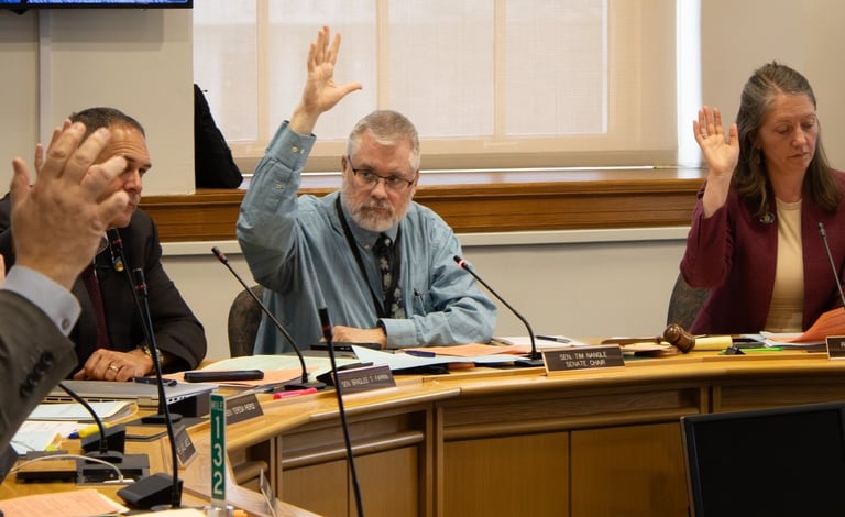 Tim Nangle Voting in Transportation Comittee