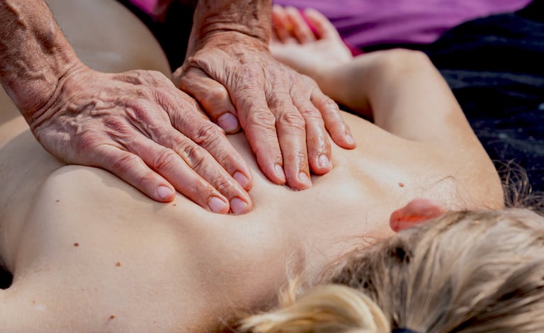 massage du dos