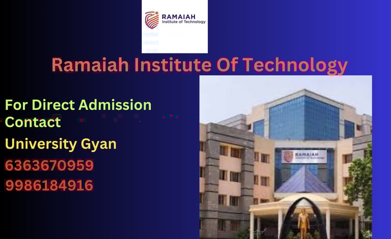 Direct Amission in Ramaiah Institute of Technology