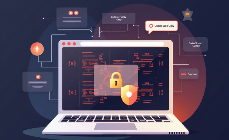 üzerinde kilit işareti olan bir bilgisayar