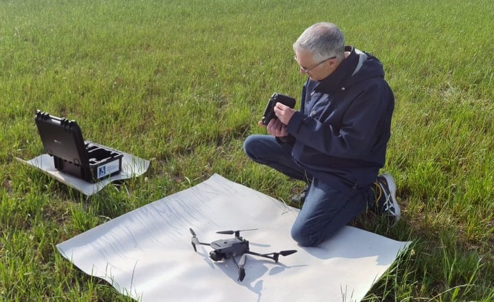 Préparation du drone