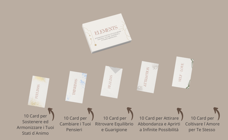 Daily Journal 50 Cards Affermazioni Positive