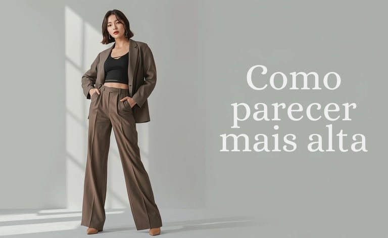 como parecer mais alta com truques de moda coreana asiática