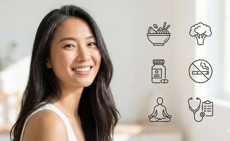 Dicas de tratamento para cabelos grisalhos e como evitar fios brancos através da alimentação e hábitos saudáveis