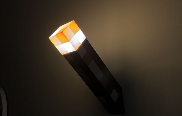 Paledone Minecraft Torch LED