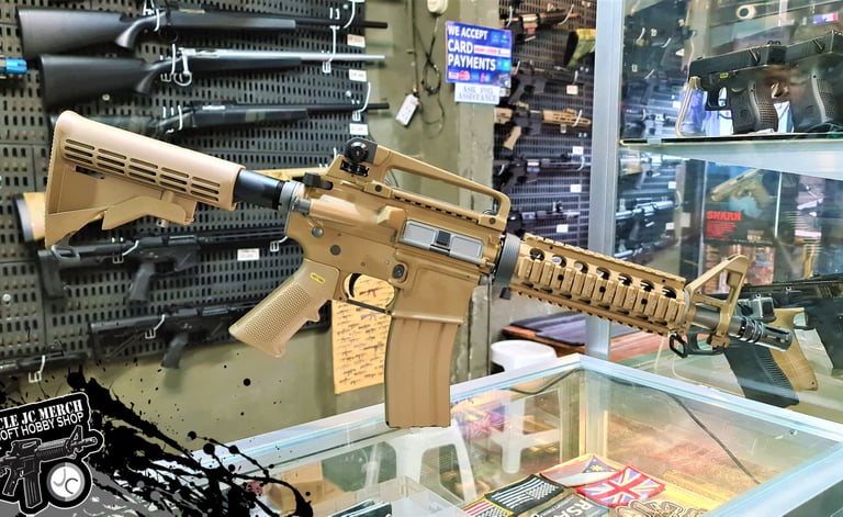 WE M4 CQB GBBR TAN