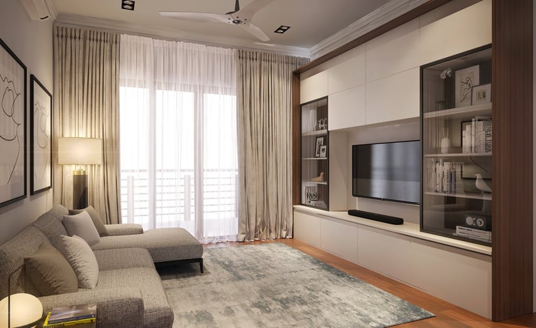 bungalow family room