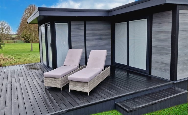 Granny-annex-light-grey-composite-wood