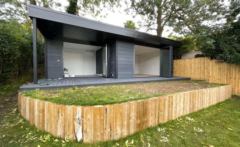 Large-Dark-grey-composite-wood-garden-building