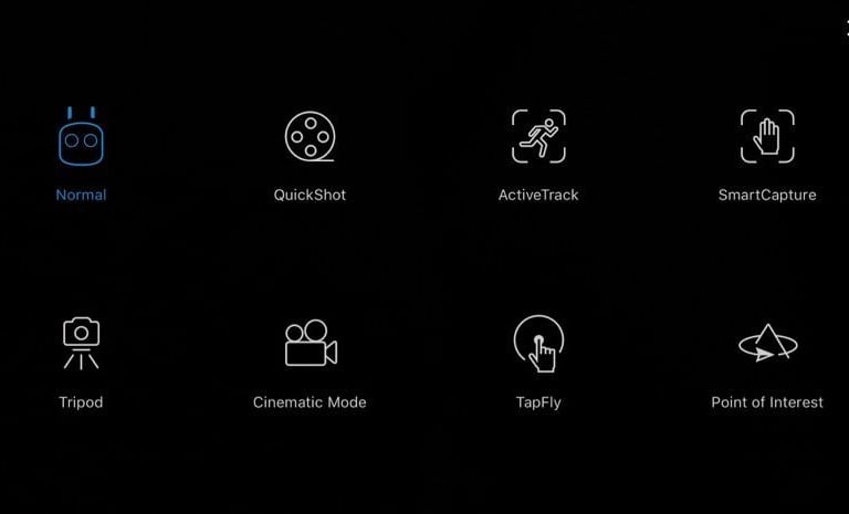 DJI Quick Shot Modes