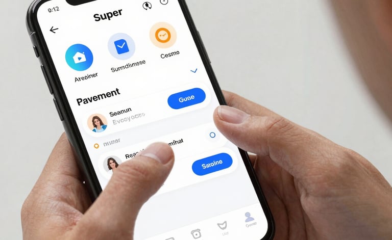 A sleek smartphone displaying a digital wallet application on its screen.