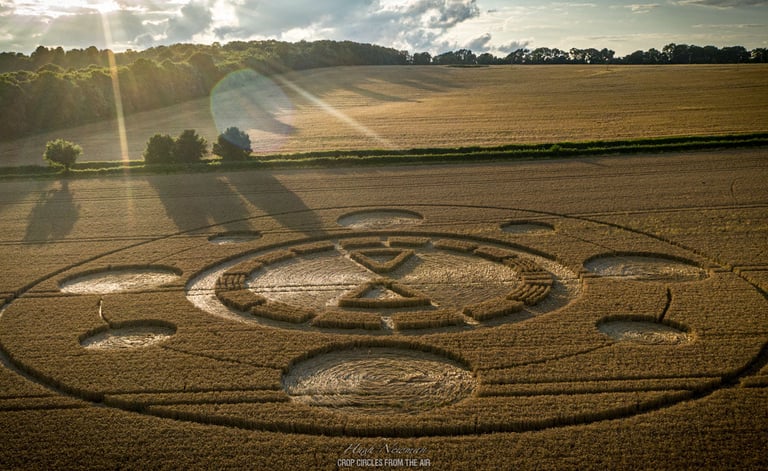 Crop Circles from the Air