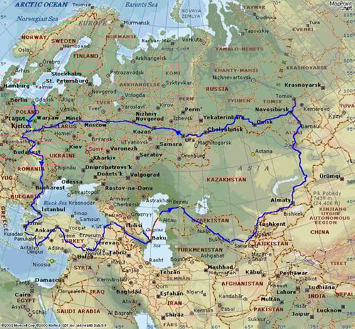 MAP 2002 CENTRAL ASIA