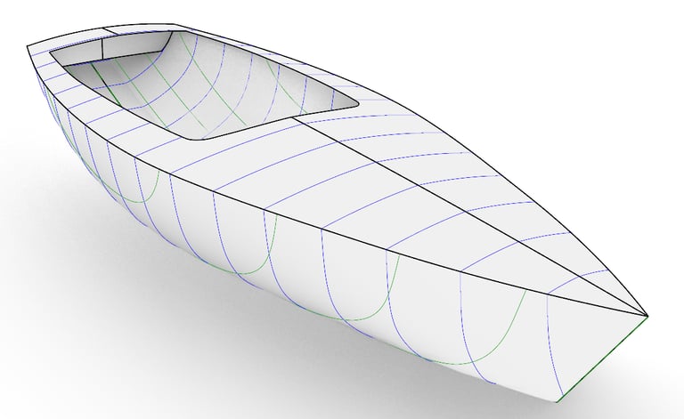 Modélisation de carène