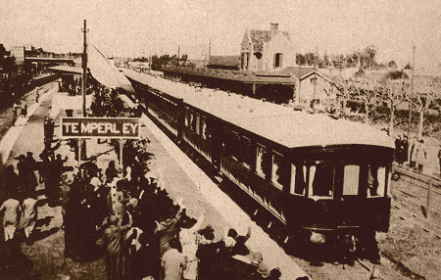 Estación Temperley. Visita del Príncipe de Gales (1925)