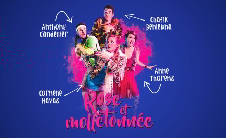 Affiche "Rose et Molletonnée"