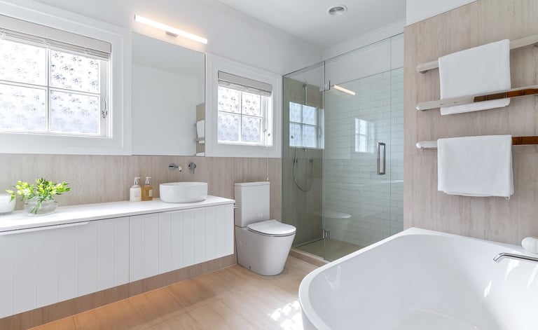 Renovated bathroom
