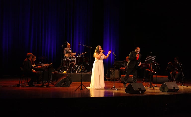 Tatyana Trifonova during "The Christmas concert" in Rabat, December 2022