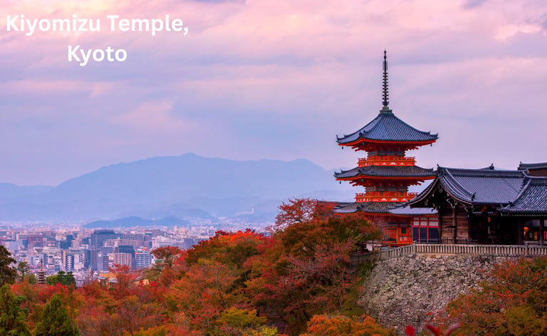 Kiyomizu temple in Kyoto