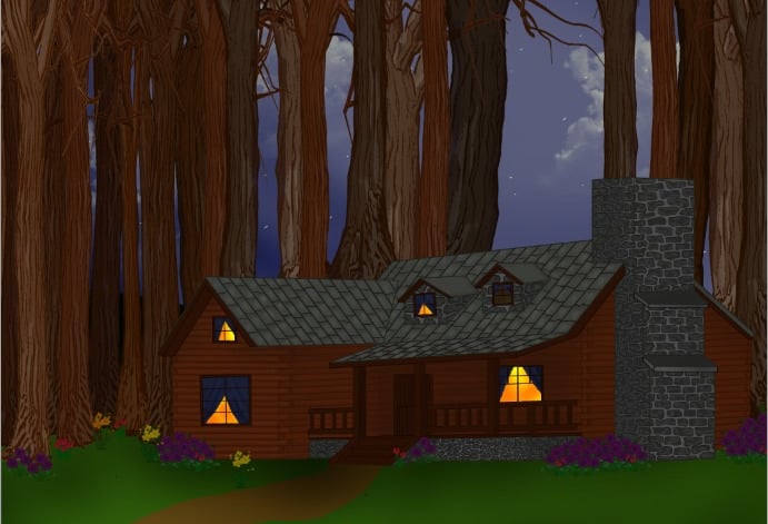 The house of the dwarfs illustration