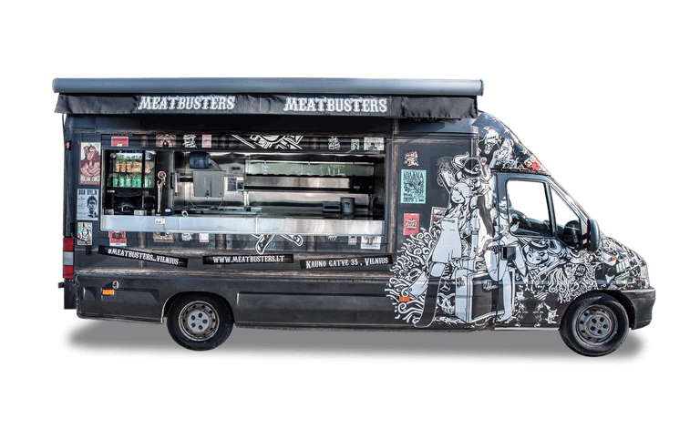 Maisto furgonas - Food Truck - Meat Busters