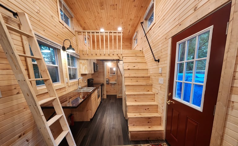 Craftsman Tiny Homes Model Nordic with Lofts