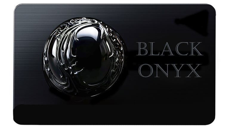 Black Onyx Cryptocurrency Card