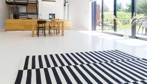 Handmade contemporary flatweave rugs from Artisan Carpets 