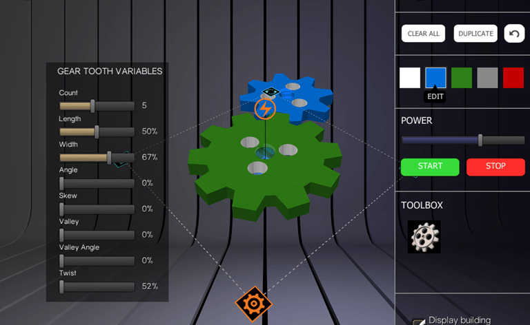 Makers Empire screen design