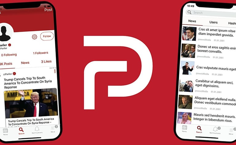 parler, tech censorship, big tech, project give a shit, project gas articles