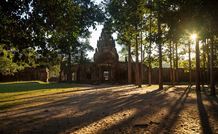 Inside Angkor Thom. Cambodia