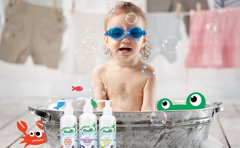 Bubbles 100% natūrali kosmetika vaikams