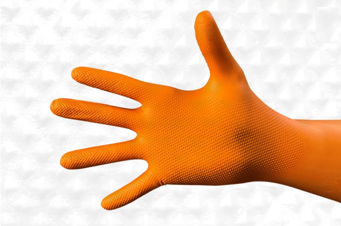 double diamond powder-free nitrile  gloves
