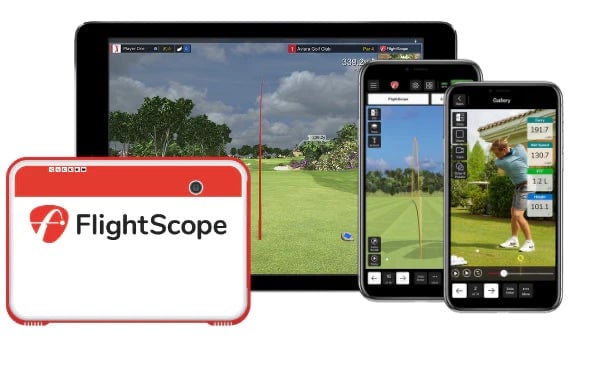 FlightScope Mevo is a radar-based launch monitor tracking key swing and ball data, enhancing golf lessons with feedback